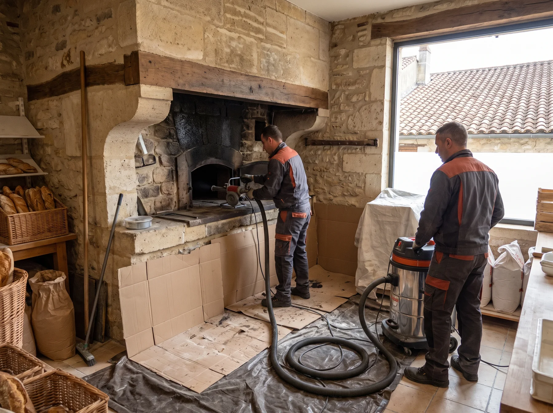 Le débistrage des fours à bois se planifie autour de votre activité